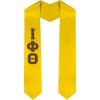Greekgear Custom Iota Phi Theta Graduation Stole Sash(Gold)