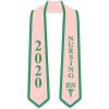 Pink W/Kelly Green Trim