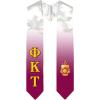 Greekgear Phi Kappa Tau Extra Fancy Simple Greek Graduation Stole W Crest