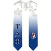 Greekgear Tau Delta Phi Extra Fancy Simple Greek Graduation Stole W Crest