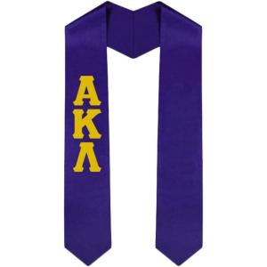 Custom Alpha Kappa Lambda Graduation Stole Sash(Purple)