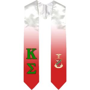 Greekgear Kappa Sigma Extra Fancy Simple Greek Graduation Stole W Crest