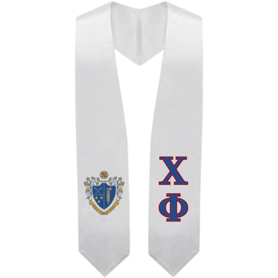 imageGreekgear Chi Phi Super Crest Shield Graduation Stole
