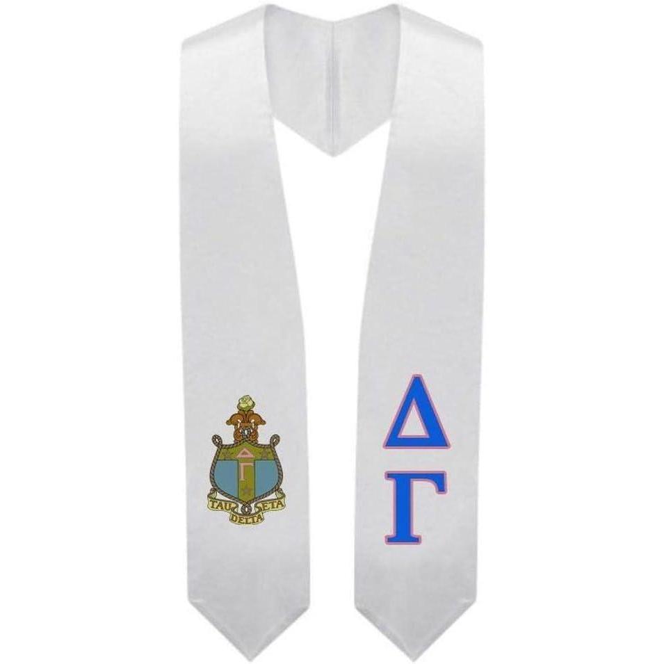 imageGreekgear Delta Gamma Super Crest Shield Graduation Stole