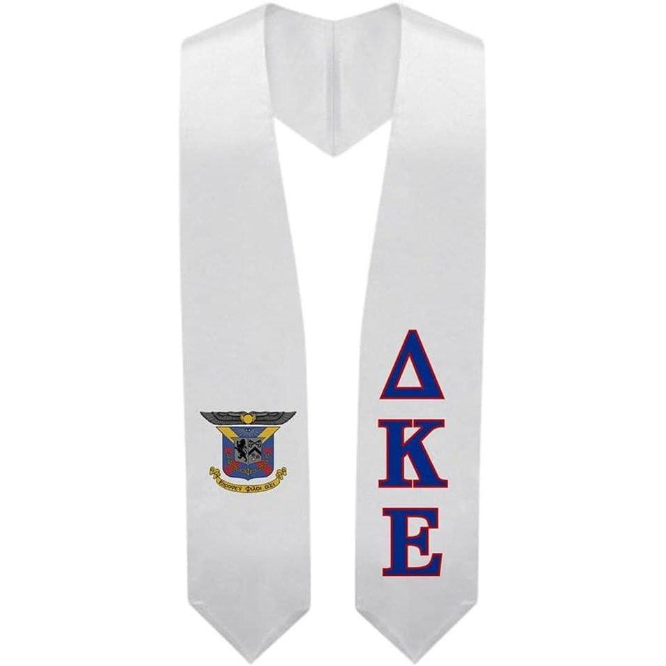 imageGreekgear Delta Kappa Epsilon DKE Super Crest Shield Graduation Stole