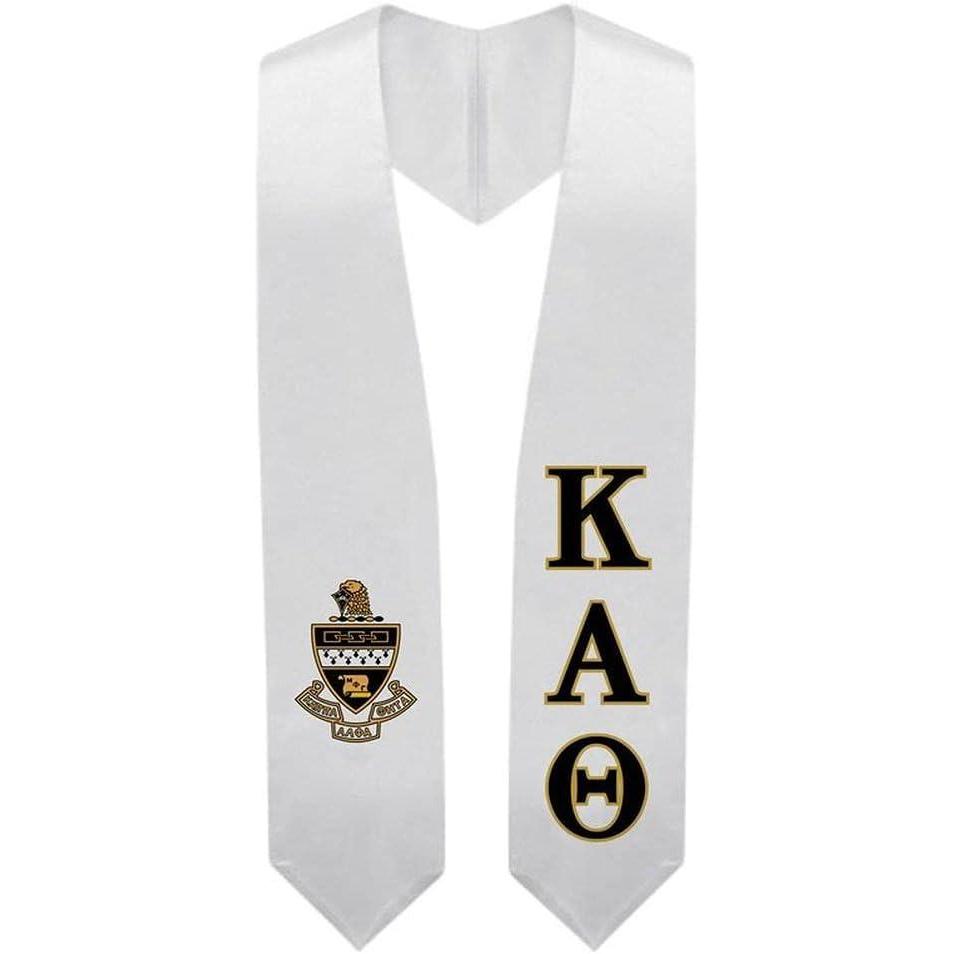 imageGreekgear Kappa Alpha Theta Super Crest Shield Graduation Stole