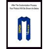 Custom Alpha Epsilon Pi Greek Lettered Graduation Sash Stole with Year(Royal Blue)