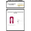 Custom Alpha Sigma Alpha ASA Greek Lettered Graduation Sash Stole with Year(Red)