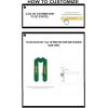Custom Alpha Sigma Tau AST Greek Lettered Graduation Sash Stole with Year(Forest Green)