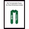 Custom Delta Sigma Phi Greek Lettered Graduation Sash Stole with Year(Forest Green)