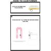 Custom Gamma Phi Beta Greek Lettered Graduation Sash Stole with Year(Pink)
