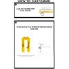 Custom Iota Phi Theta Greek Lettered Graduation Sash Stole with Year(Gold)