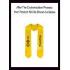 Custom Iota Phi Theta Greek Lettered Graduation Sash Stole with Year(Gold)
