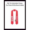 Custom Kappa Alpha Psi Greek 2 Tone Lettered Graduation Sash Stole w/Year(Red W/White Trim)