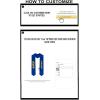 Custom Kappa Kappa Psi Greek Lettered Graduation Sash Stole with Year(Royal Blue)