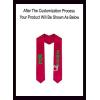 Custom Kappa Sigma Greek Lettered Graduation Sash Stole with Year(Red)