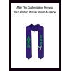 Custom Lambda Chi Alpha Greek Lettered Graduation Sash Stole with Year(Purple)