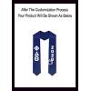 Custom Phi Delta Theta Greek Lettered Graduation Sash Stole with Year(Navy Blue)