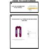 Custom Pi Beta Phi Greek Lettered Graduation Sash Stole with Year(Maroon)