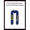 Custom Pi Kappa Phi PI PHI Greek Lettered Graduation Sash Stole with Year(Navy Blue)