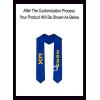 Custom Sigma Chi Greek Lettered Graduation Sash Stole with Year(Royal Blue)