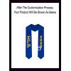 Custom Sigma Gamma Rho Greek Lettered Graduation Sash Stole with Year(Royal Blue)