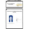 Custom Tau Beta Sigma Greek Lettered Graduation Sash Stole with Year(Royal Blue)