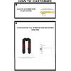 Custom Tau Kappa Epsilon TKE Greek Lettered Graduation Sash Stole with Year(Black)