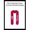 Custom Theta Chi Greek Lettered Graduation Sash Stole with Year(Red)