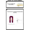 Custom Theta Tau Greek Lettered Graduation Sash Stole with Year(Maroon)