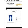 Custom Theta Xi Greek Lettered Graduation Sash Stole with Year(Royal Blue)