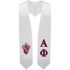 Greekgear Alpha Phi Super Crest – Shield Graduation Stole