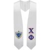 Greekgear Chi Phi Super Crest – Shield Graduation Stole
