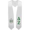 Greekgear Delta Zeta Super Crest – Shield Graduation Stole