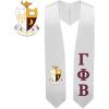 Greekgear Gamma Phi Beta Super Crest – Shield Graduation Stole
