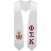 Greekgear Phi Sigma Kappa Super Crest – Shield Graduation Stole