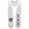 Greekgear Sigma Alpha Epsilon SAE Super Crest – Shield Graduation Stole