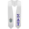 Greekgear Sigma Delta Tau Super Crest – Shield Graduation Stole
