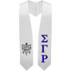 Greekgear Sigma Gamma Rho Super Crest – Shield Graduation Stole