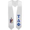 Greekgear Tau Delta Phi Super Crest – Shield Graduation Stole
