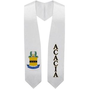 Greekgear ACACIA Super Crest – Shield Graduation Stole