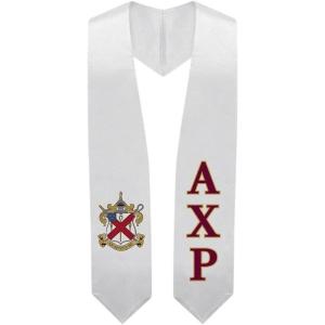 Greekgear Alpha Chi Rho Super Crest – Shield Graduation Stole