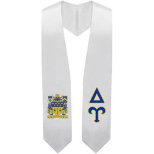 Greekgear Delta Upsilon DU Super Crest – Shield Graduation Stole
