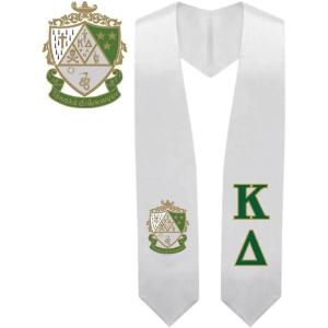 Greekgear Kappa Delta Super Crest – Shield Graduation Stole