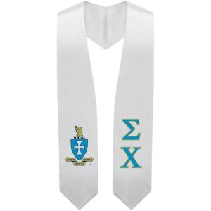 Greekgear Sigma Chi Super Crest – Shield Graduation Stole