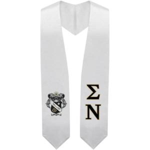 Greekgear Sigma Nu Super Crest – Shield Graduation Stole