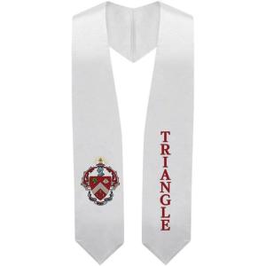Greekgear Triangle Super Crest – Shield Graduation Stole