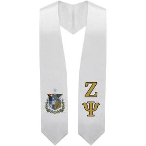 Greekgear Zeta Psi Super Crest – Shield Graduation Stole
