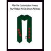 Custom Phi Kappa Psi Greek Diagonal Lettered Graduation Sash Stole with Year(Forest Green)