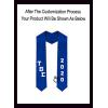 Custom Tau Beta Sigma Greek Diagonal Lettered Graduation Sash Stole with Year(Royal Blue)